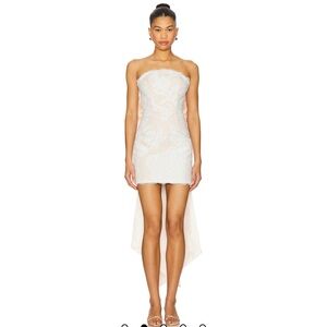 Elliott Florian Dress in Cream with Bow